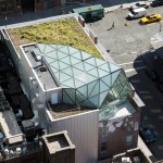 DVF Headquarters, aerial view from the Standard Hotel